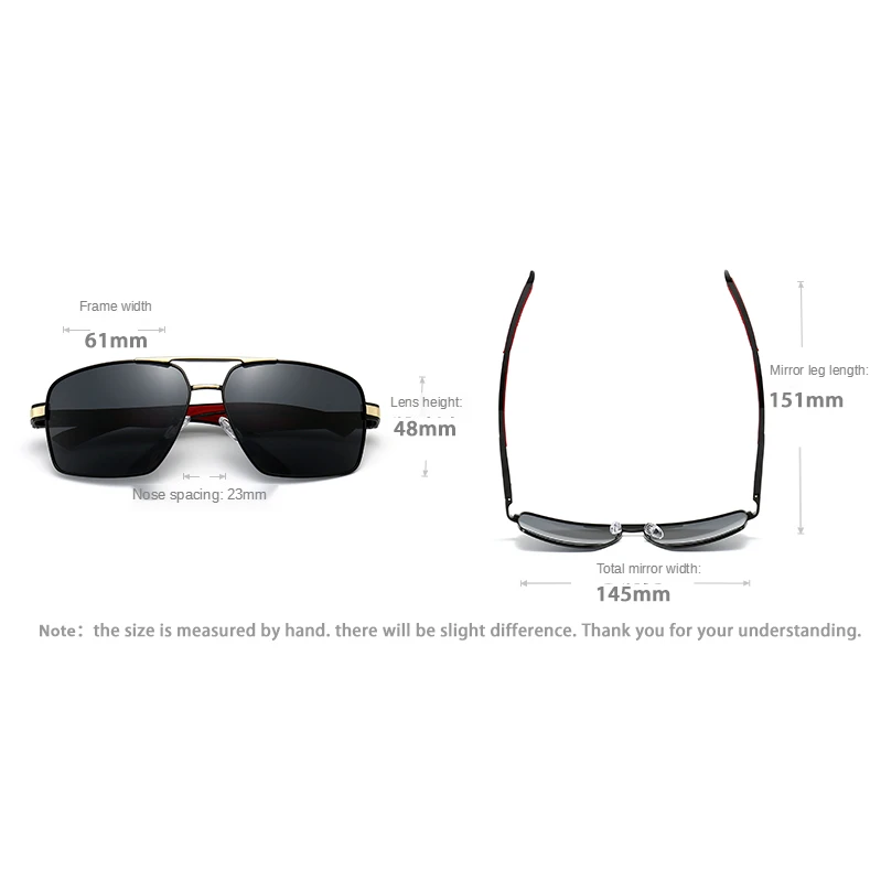 

Brand Designer Polarized Sunglasses Men Retro Aluminum Magnesium Sun Glasses Women Men Coating Driving Glasses UV400 GH891