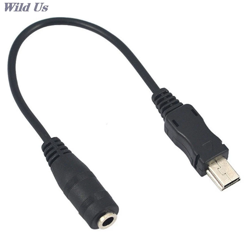 

1pc Mini USB Male to 3.5mm Jack Female Audio Cable Cord for Motorola V3 Audio Cable Cord Adapter