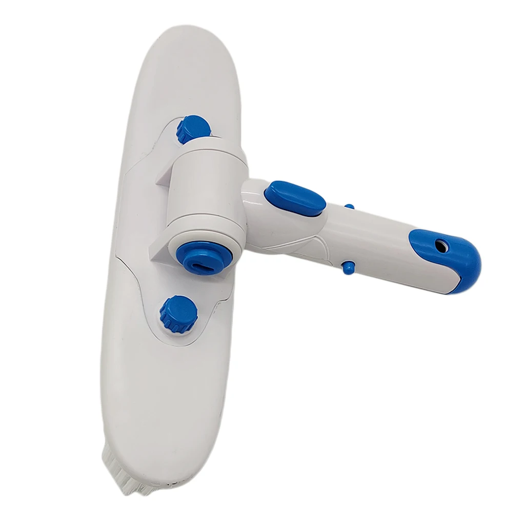 

Pool Brush Head 10" Plastic Swimming Pool Cleaning Brush Cleans Walls Tile Floor