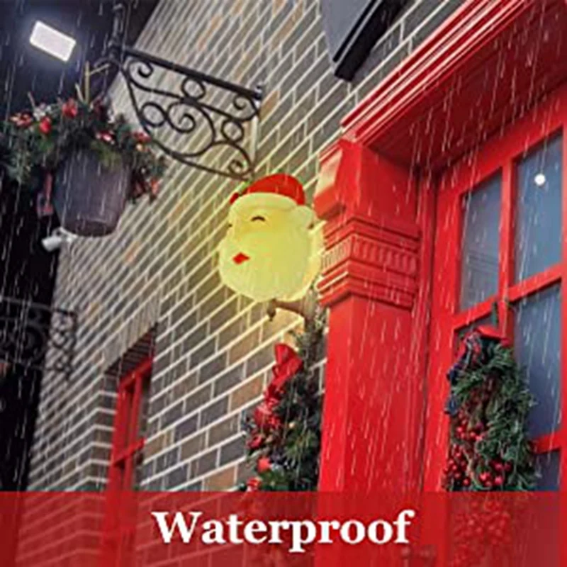 Promotion 2PCS Christmas Porch Light Cover Santa Covers Outdoor Decorations Lampshade |