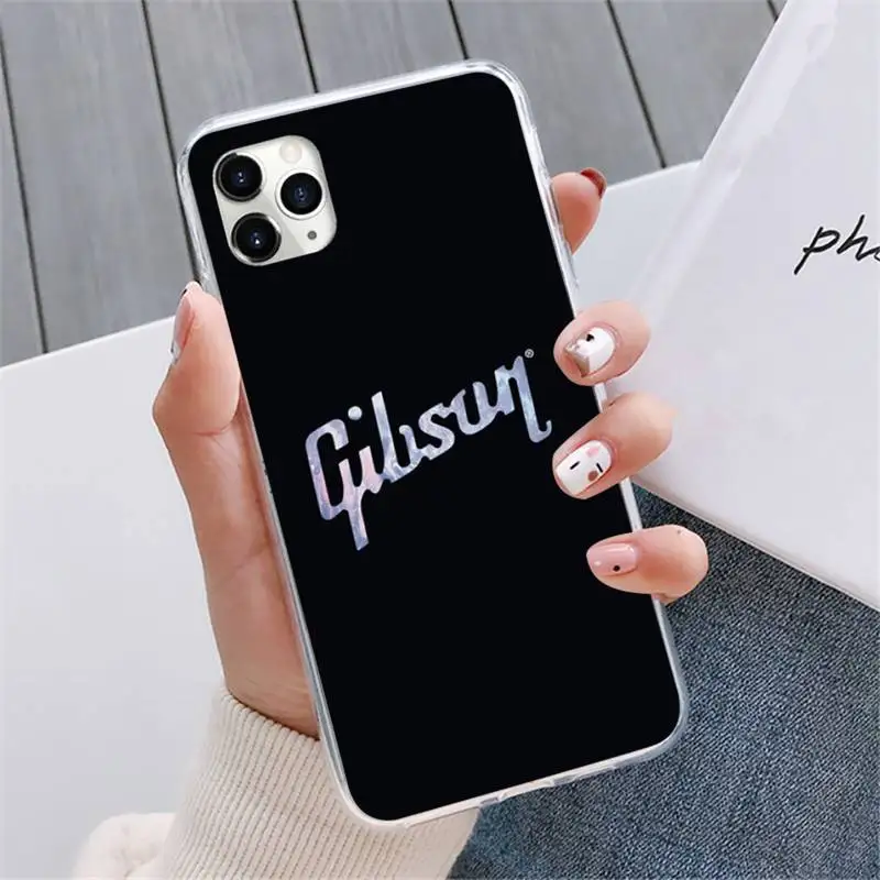 

Gibson Guitar Phone Case For iphone 12 5 5s 5c se 6 6s 7 8 plus x xs xr 11 pro max mini