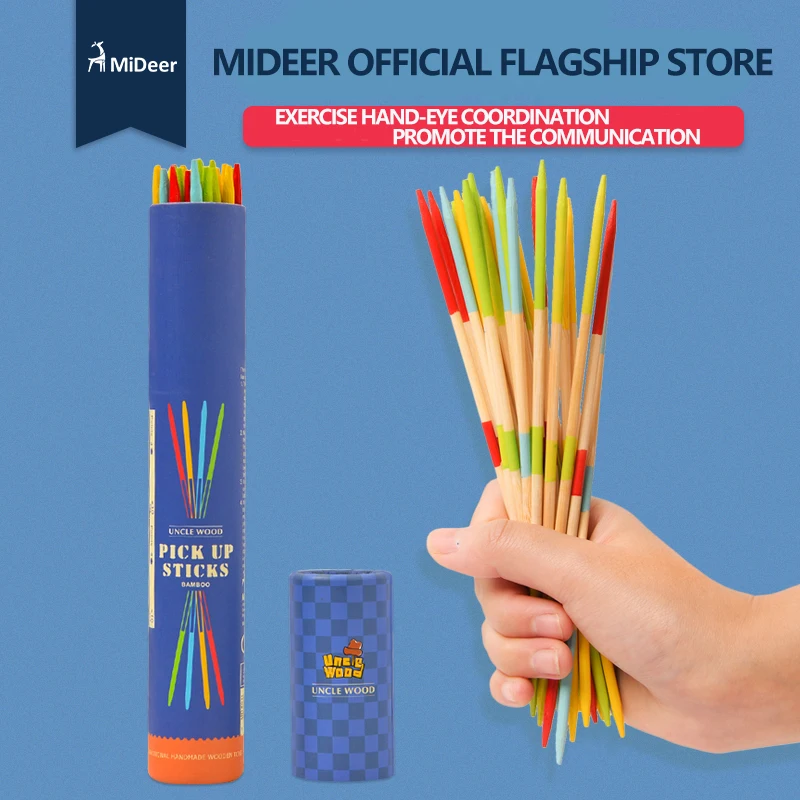 

Палочки Mideer, ностальгическая игрушка, деревянные игрушки, обучающие Вечерние