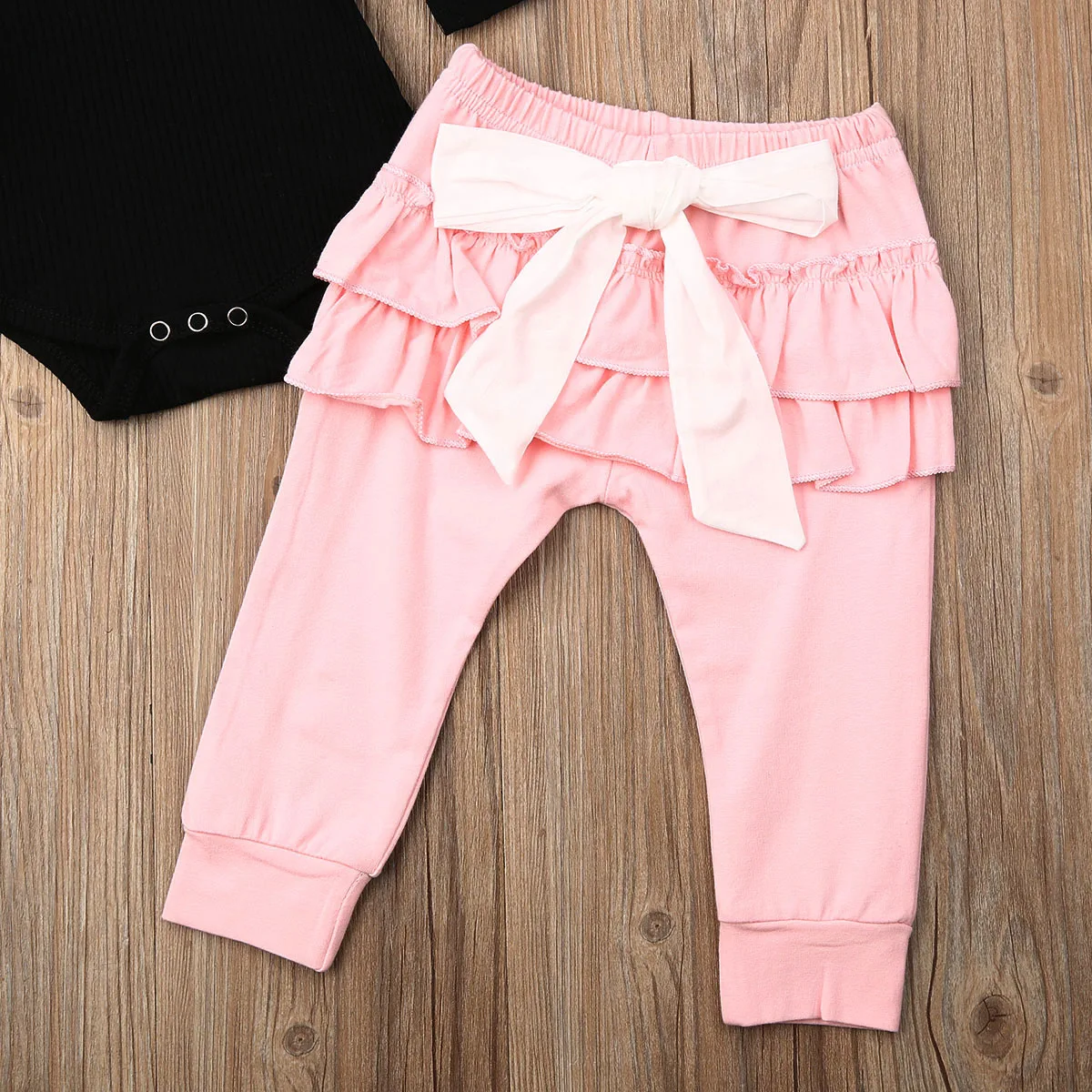 Новинка осенне зимняя одежда для маленьких девочек однотонное хлопковое боди