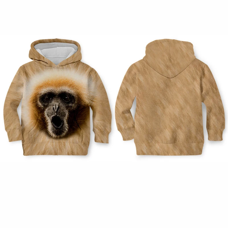 

Kids Cloth Orangutan wolf Pattern Anime Bendy Cartoon Children's wear 3d hoodies/boy sweatshirt Cartoon Hot Movie pant style