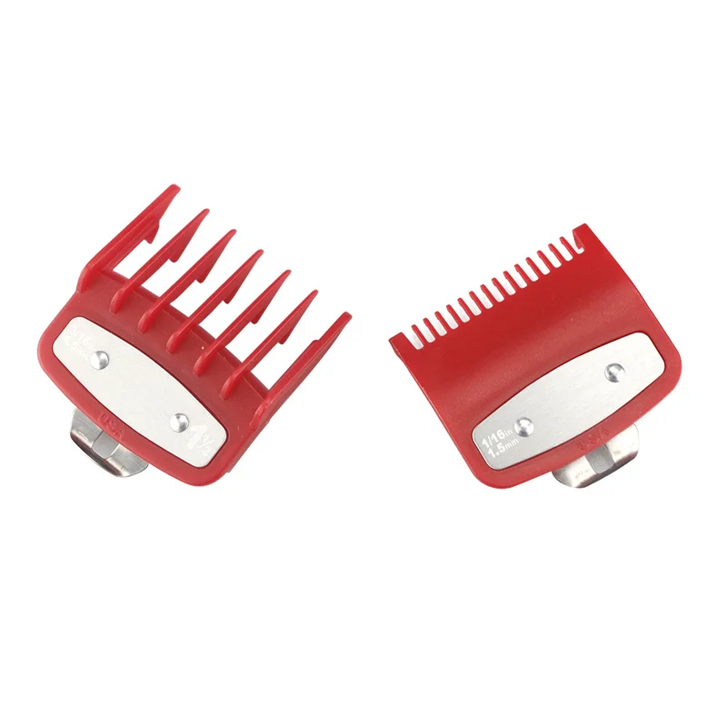 

Barber Accessories Universal Hair Clipper Limit Comb Size Barber Replacement Push Shear Tool Metal Clip Hair Clipper Guide Comb
