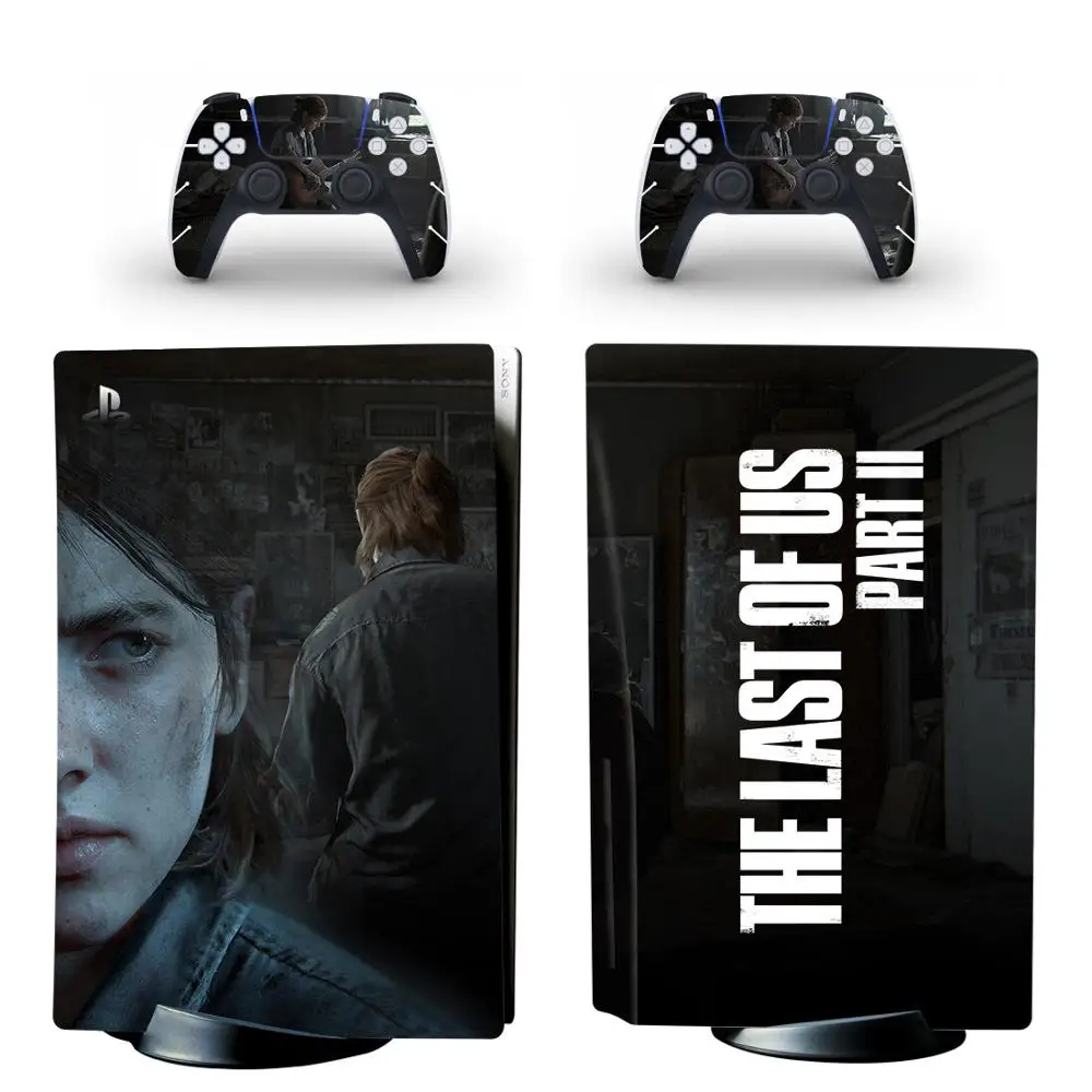 Наклейка The Last of Us Part 2 PS5 Standard Disc Skin наклейка для консоли PlayStation 5 и контроллеров Disk