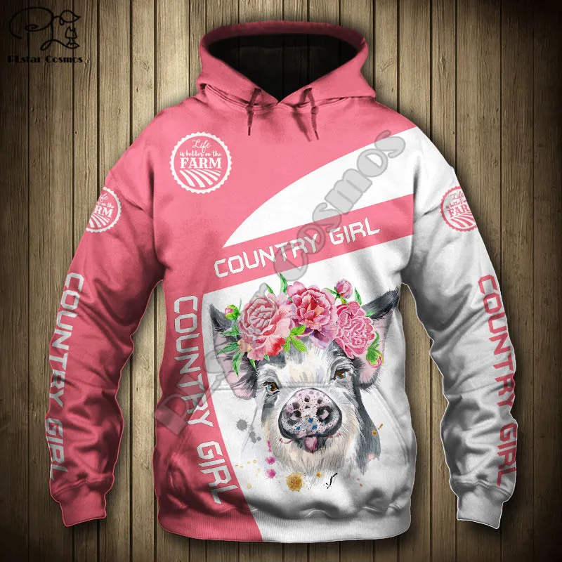 

PLstar Cosmos Country Girl 3D Printed 2021 New Fashion Hoodies Sweatshirts Zip Hoded For Men/Women Casual Streetwear Apparel G10