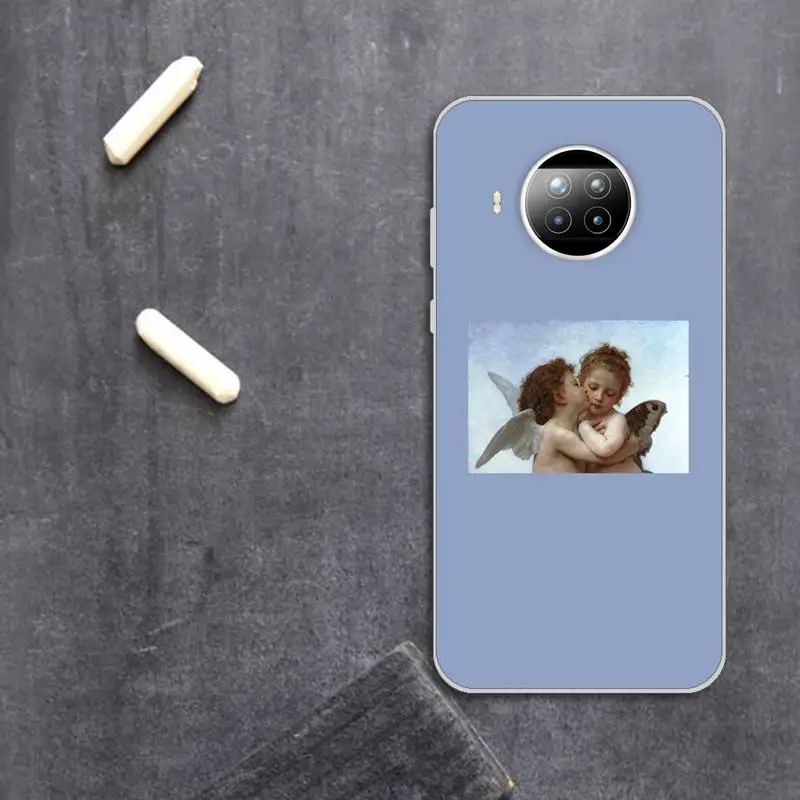 

Retro famous Van Gogh art painting Phone Case Transparent for Xiaomi Redmi note 10 t 8 9 pro lite 11