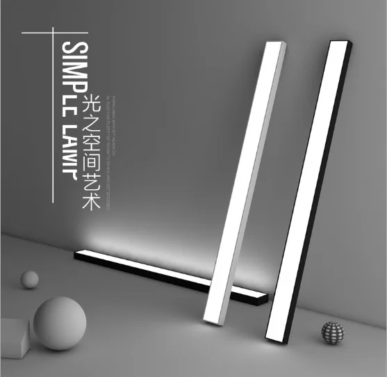 Светодиодная полосная Люстра для офиса современный креативный светильник