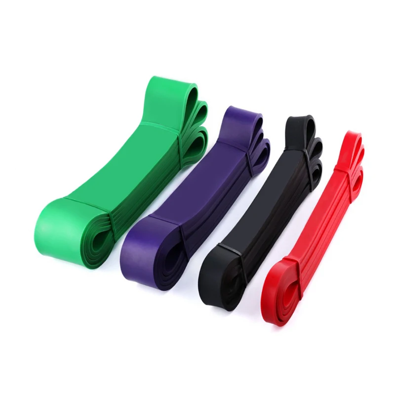 

4 Pcs Natural Latex Rubber Elastic Fitness Resistance Bands Crossfit Strength Power Lifting Pull Up Gym Training Resistance Band