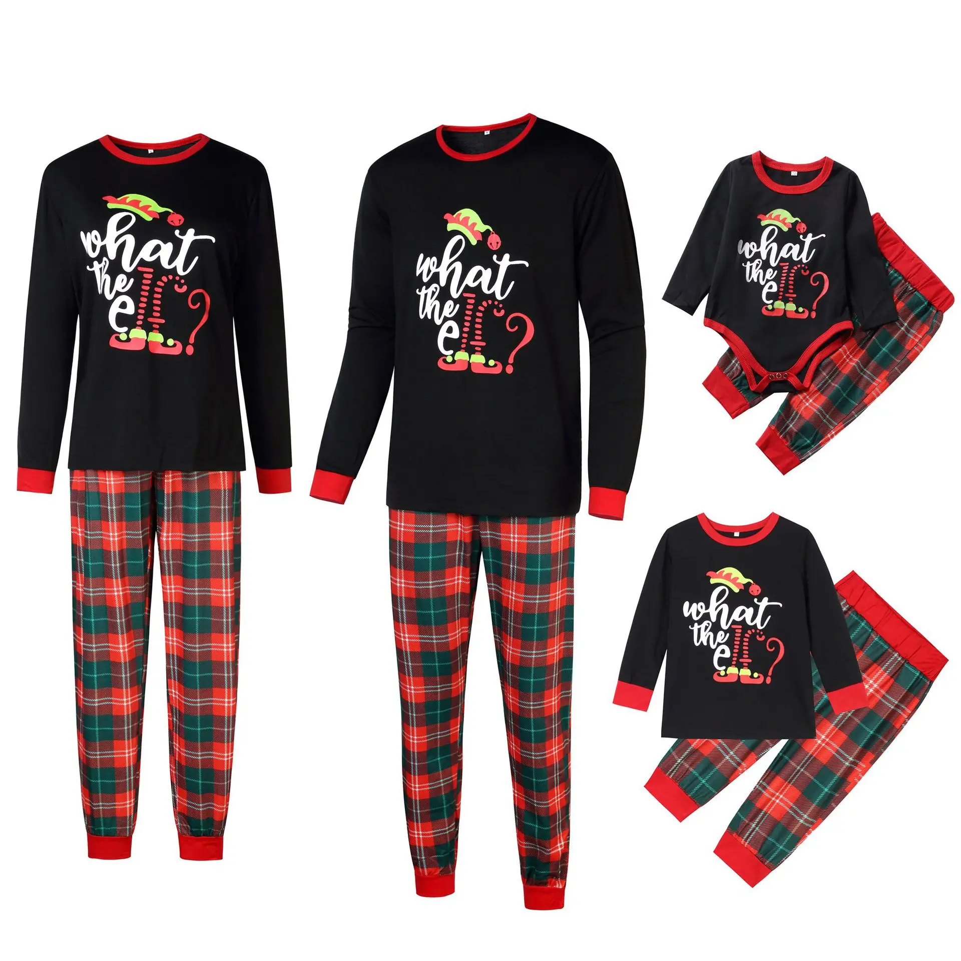 

Family Matching Christmas Pajamas New Year Mother Daughter Clothing Set Mom Daddy Baby Girl Boy Family Parent-Child Pijamas Suit