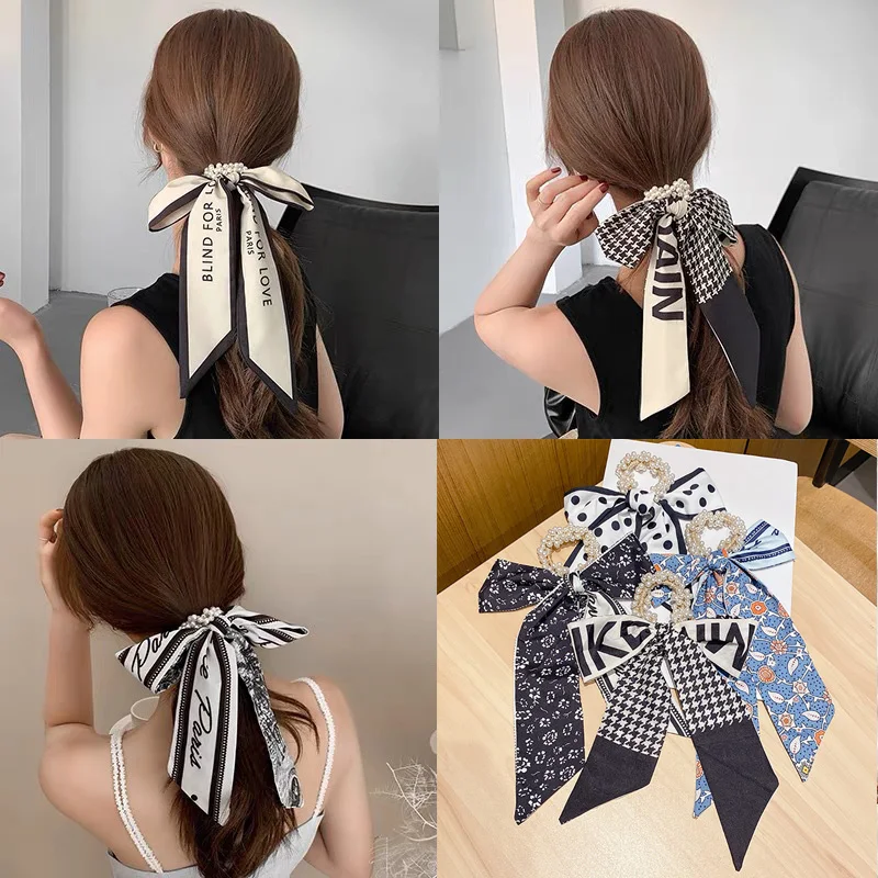 

Женская эластичная тиара с бусинами, 34 стиля