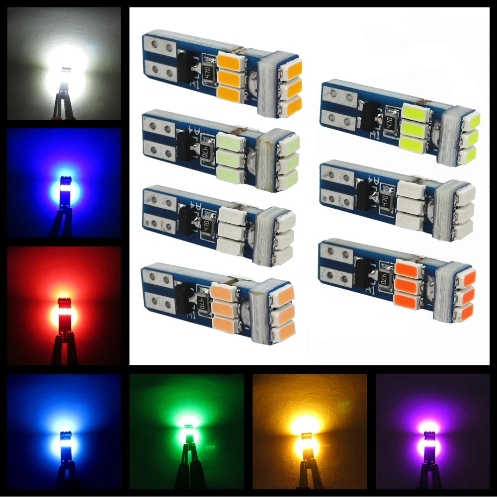 50PCS 100PCS T5 Led W3W Meter Bulb Instrument Dash Lights 73 74 17 27 Auto Interior Neo Wedge Dashboard Dash Side Lamp Signal