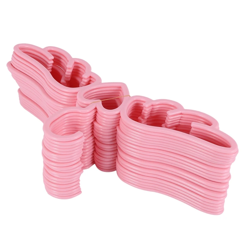 20 шт. новый дизайн пластиковая вешалка для рубашек с ангелом Милый Розовый