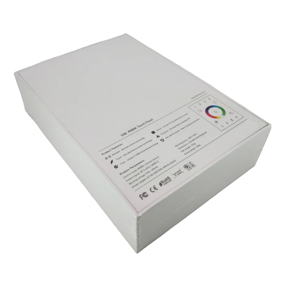 LTECH UX8 светодиодный RGB контроллер DMX512 4-зонная многофункциональная настенная