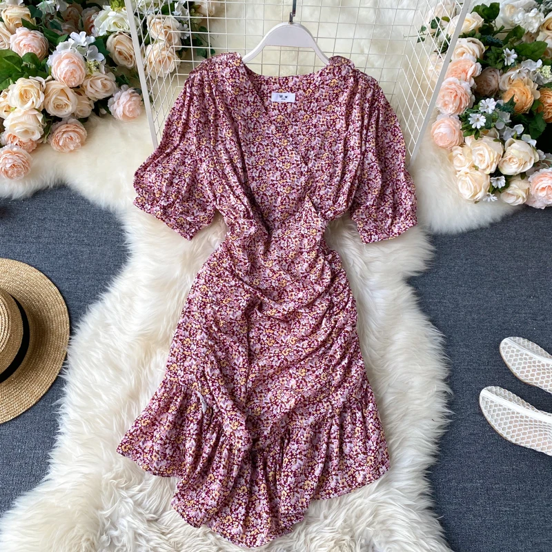 SINGRAIN 2020 дамское шифоновое платье летнее с треугольным вырезом и