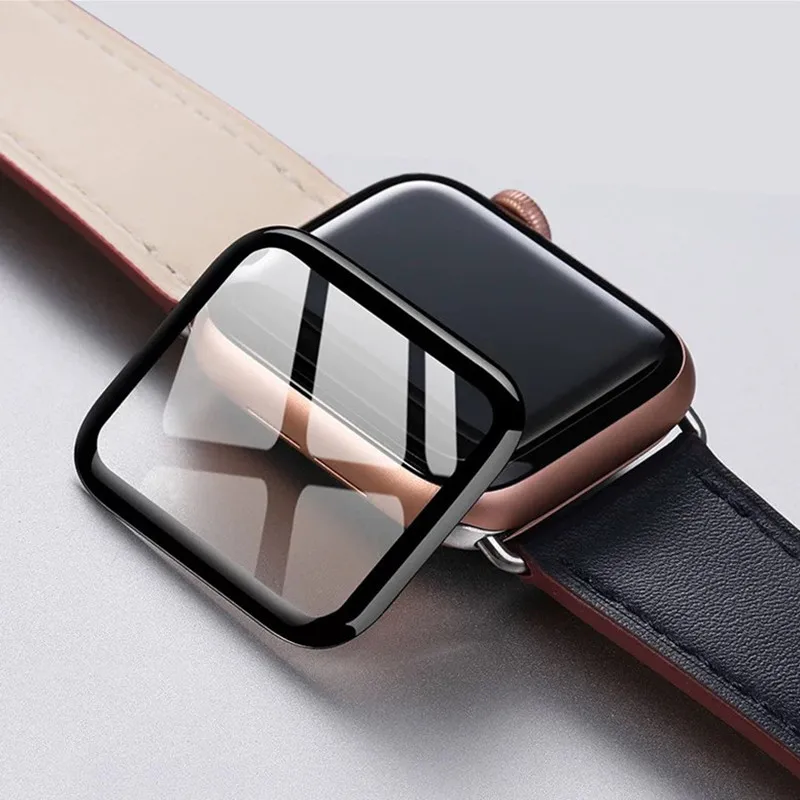3d изогнутые края для планшетов Apple Watch 3 2 1 38 мм 42 Защита экрана iWatch 4 40 44 полная