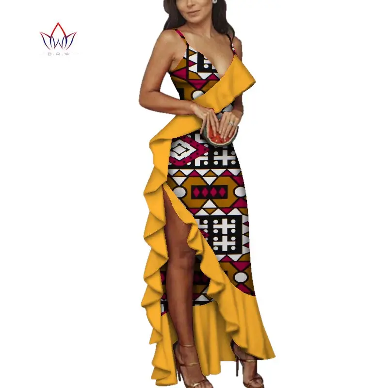 Летние женские традиционные платья в африканском стиле брендовая одежда на