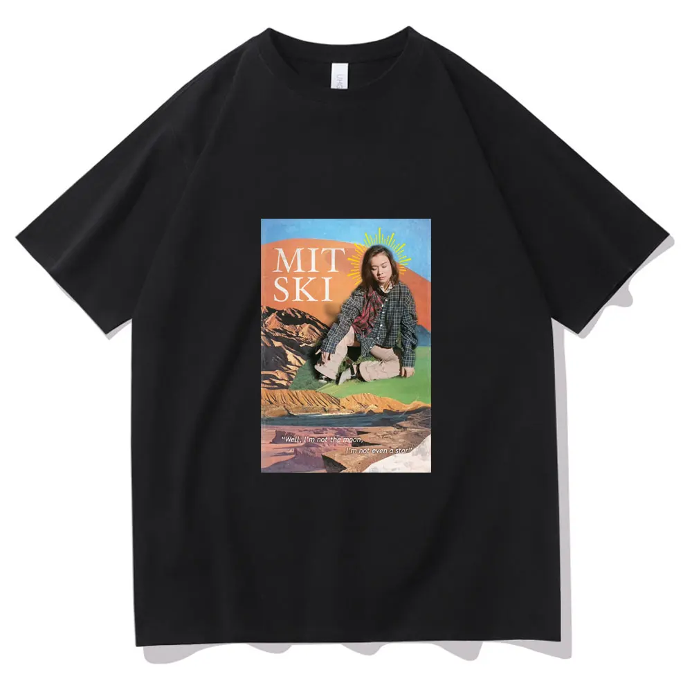 

New Mitski Be The Cowboy Bury Me At Makeout Creek T-shirt Rock Singer Print T Shirts Men Women Fashion Harajuku Tee Short Sleeve