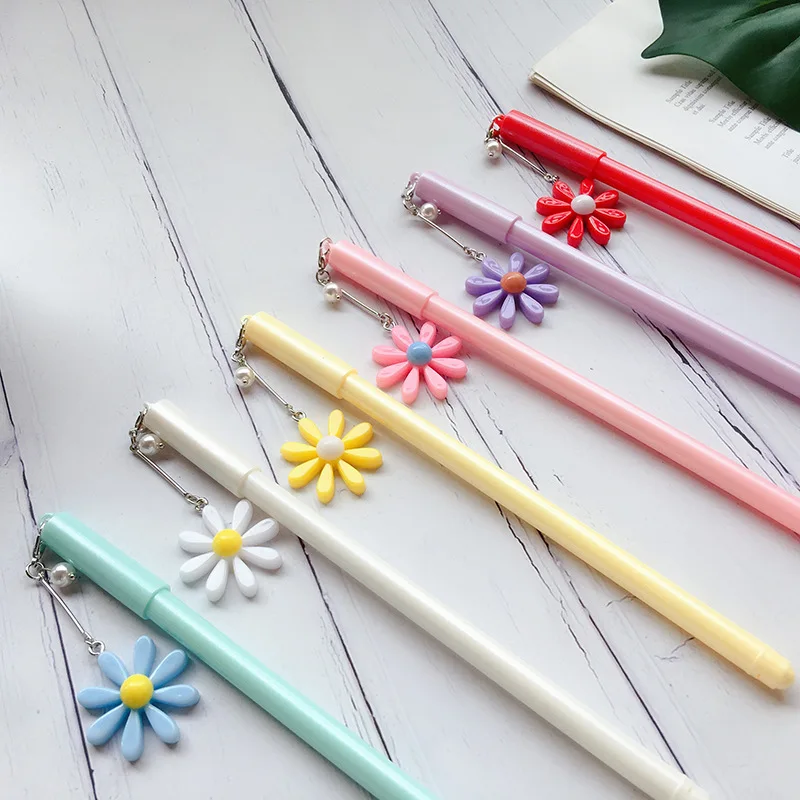 

36pcs per sset Hot Selling Plastic Cute Pendant Gel Pen Cartoon Pen