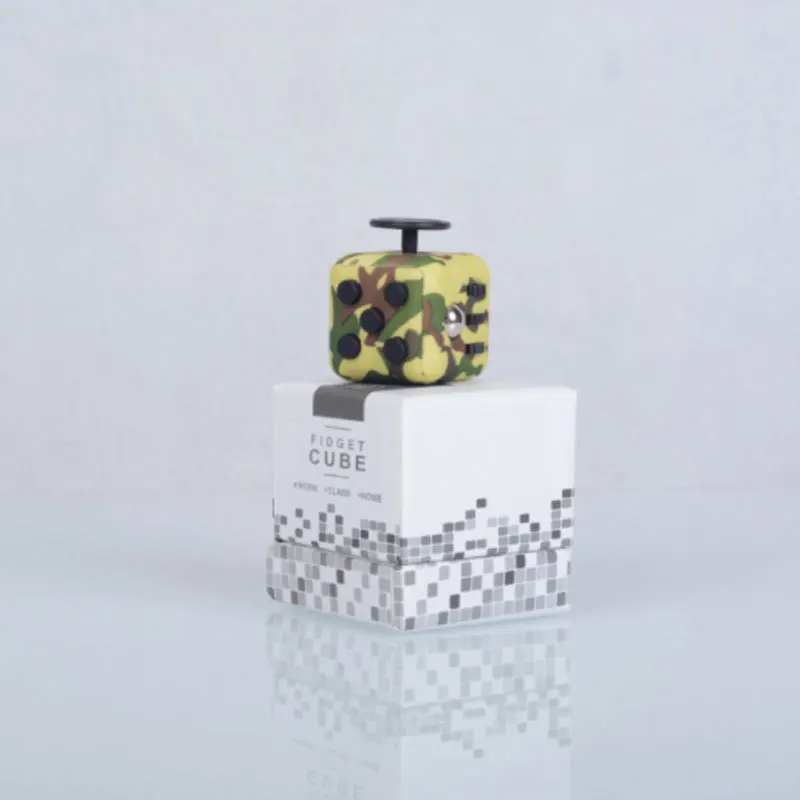 

Anxiety Stress Relief Attention Decompression Dice Anti Stress Camouflage Anxiety Toys Cube Christmas Gifts for Children Adults