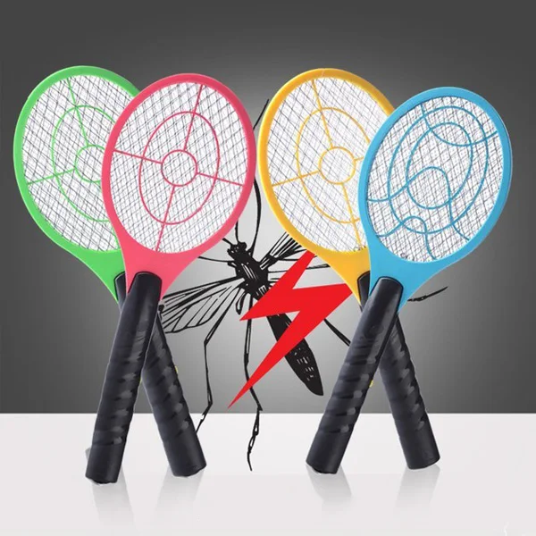 

Hand Racket Electric Swatter Home Garden Insect Bug Bat Wasp Zapper Fly Mosquito Pest Control HY99