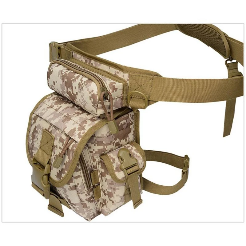 

Multifunctional Drop Leg Waist Bag tactical Military Thigh Hip Outdoor Pack for Metal Detecting Hiking Traveling with Water Bott