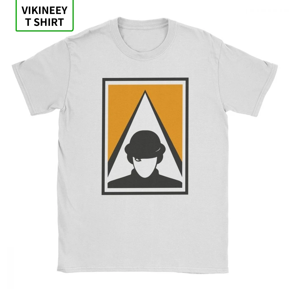 Мужские футболки ACWO A заводные оранжевые хлопковые с коротким рукавом Kubrick Alex Burgess