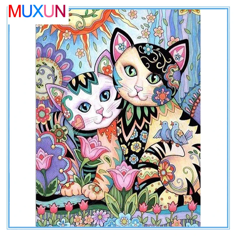 Алмазная живопись Muxun 5D сделай сам полноразмерная/круглая вышивка с изображением
