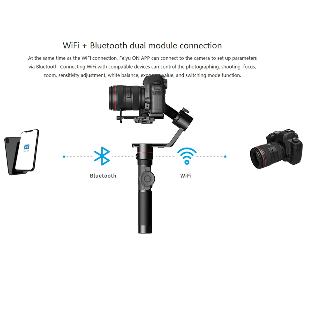 FeiyuTech AK2000/AK4000 3 осевой Стабилизатор камеры Handhel Gimbal Объективы для камер Sony Canon 5D