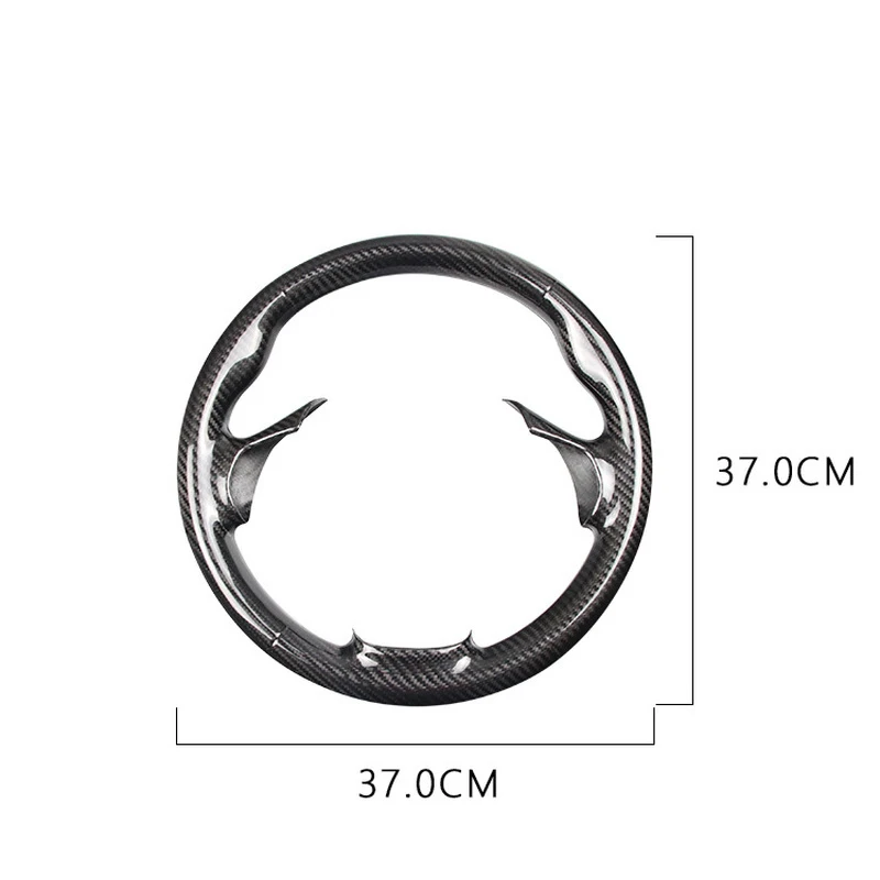 

Add on Type Car Styling Steering Wheel Gloss Black Carbon fiber Wrap Cover for-BMW 3 Series F30 5 Series F10 F18 2012-2018 3pcs