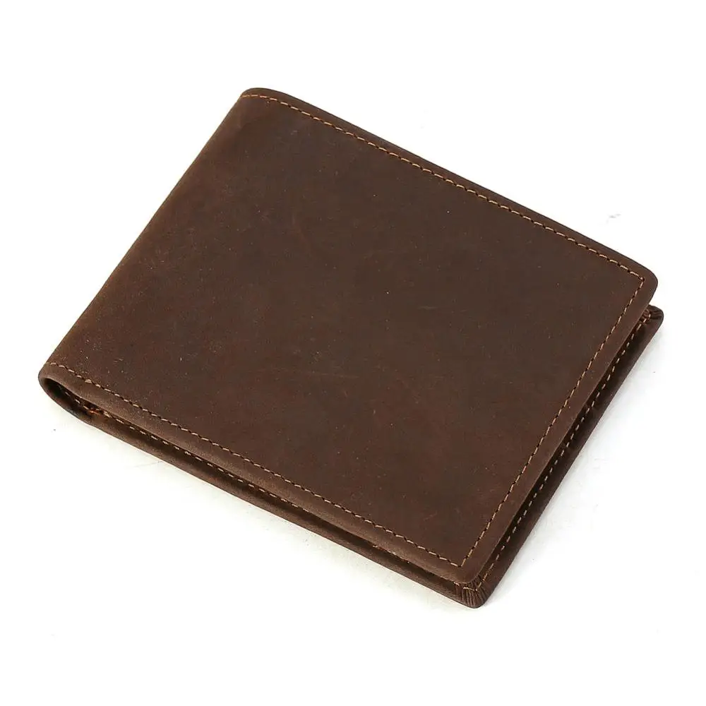 Tiding кожаный мужской кошелек с монетницей на молнии маленькие кошельки для денег