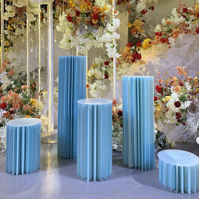 JAROWN свадебный реквизит сценический разноцветный оригами Круглый Столб три