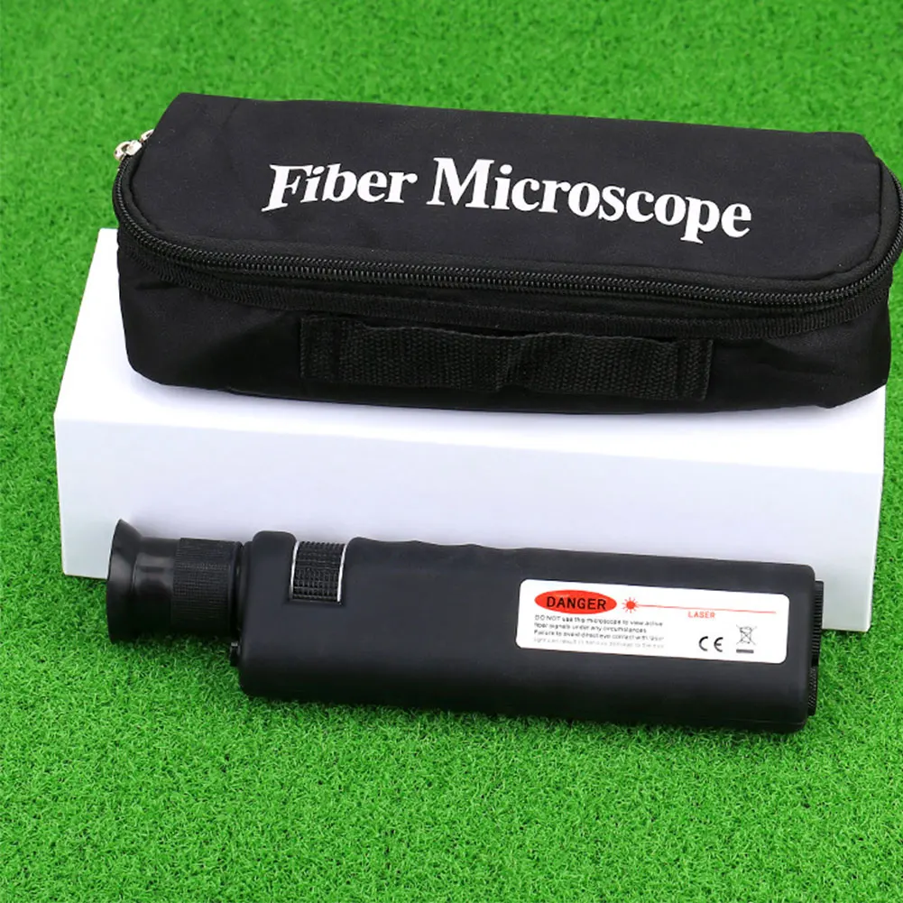 

Fiber Optic Microscope Handheld 400x Magnification Optical Scope With 2.5mm Adapter For ST FC SC Connector