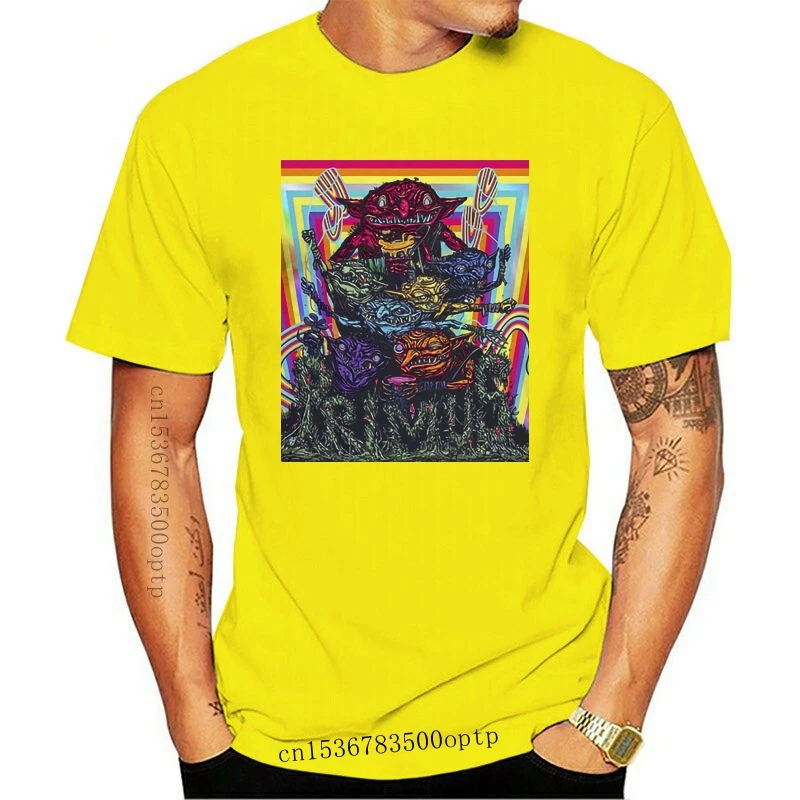 

Новые футболки Primus в стиле панк-рок, цвет черный, классический стиль