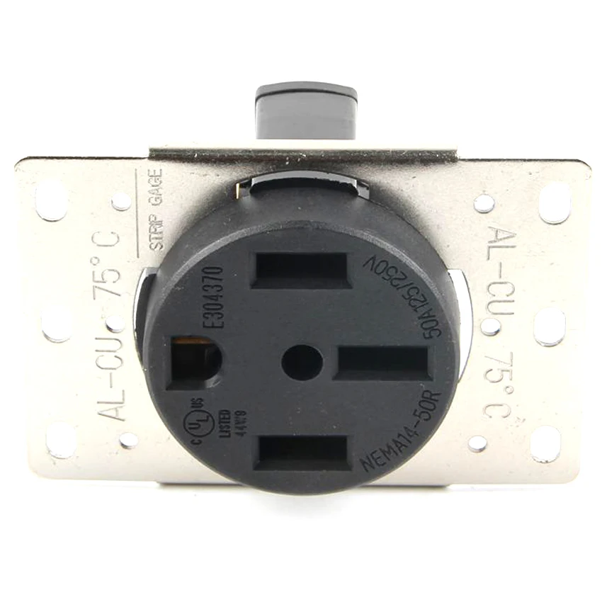 Американская розетка для генератора NEMA 14-50R 250 В 50 А 4 отверстия промышленная