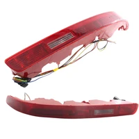 1pcs red len rear bumper fog light tail light stop lamp for audi q7 2006 2015