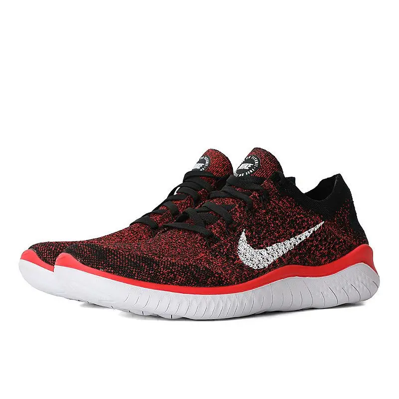 Оригинальный Новое поступление NIKE FREE RN FLYKNIT 2018 мужские кроссовки для бега|Беговая