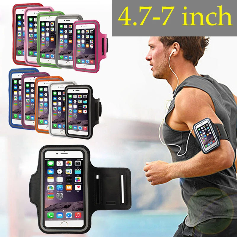 4 7 дюймов спортивная водонепроницаемая повязка на руку для iPhone 12 Pro max Plus X XS Max XR