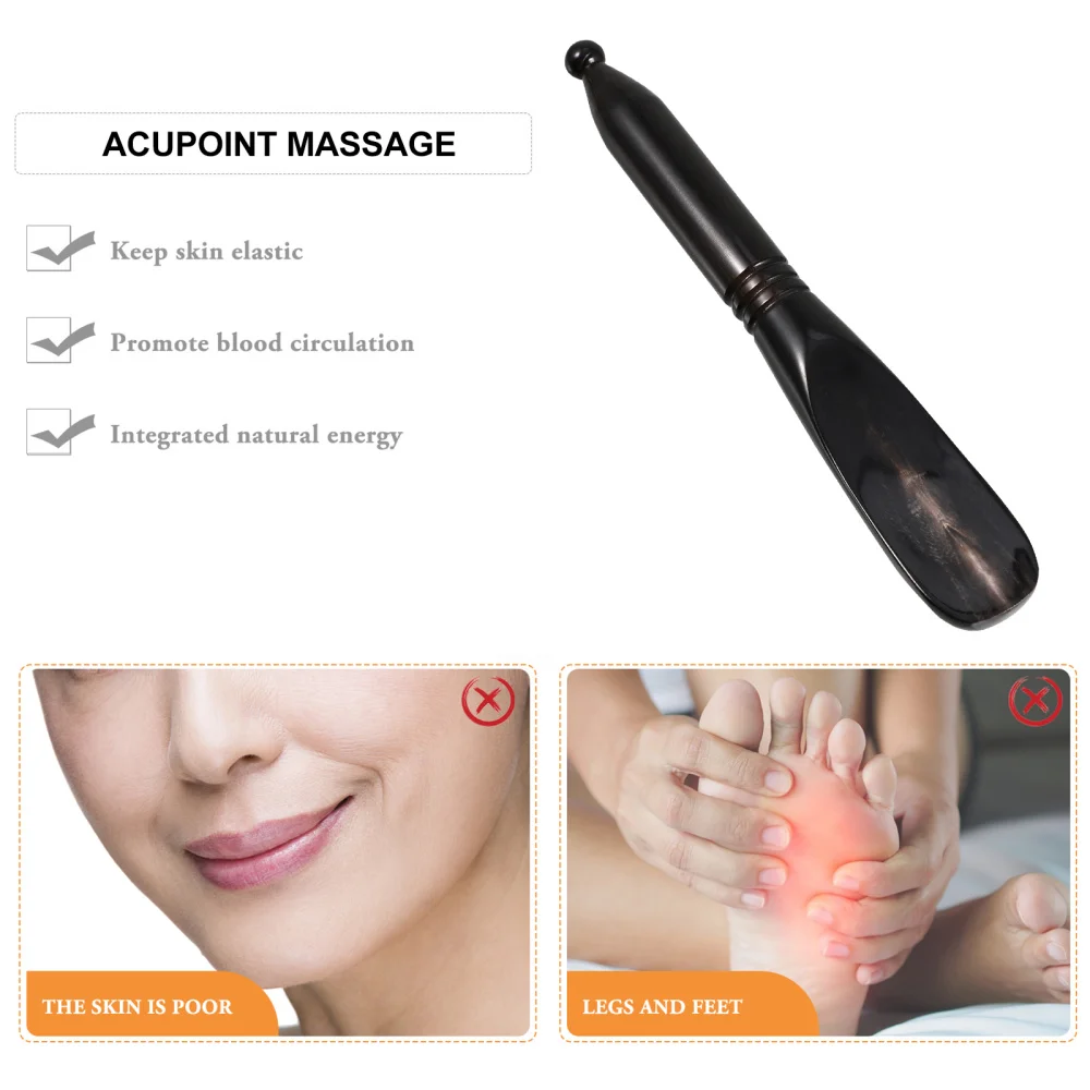 

1pc Double-end Scraping Rod Body Leg Back Scraping Stick Portable Massaging Tool
