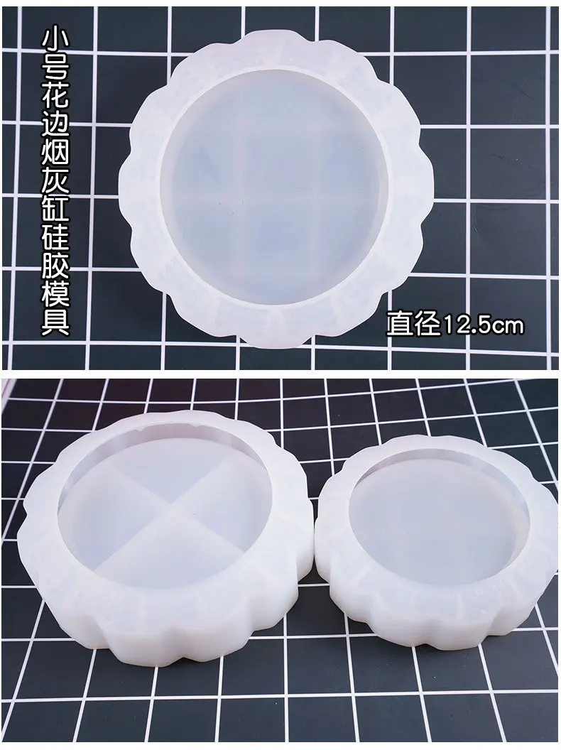 Aibeads DIY хрустальные капли силикагеля прессформы для зеркальной пепельницы