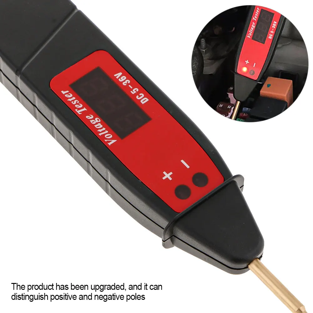 Автомобильный цифровой испытательный Карандаш 5-36 в автомобильный ЖК