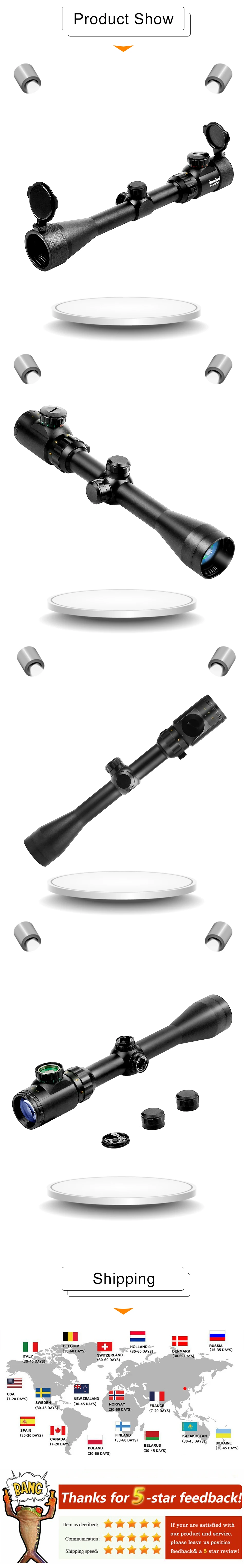 B BESTSIGHT 3-9x40eg оптические Прицелы Охотничьи красные зеленые с подсветкой сетка снайперская винтовка прицел Luneta Para Rifle Caza