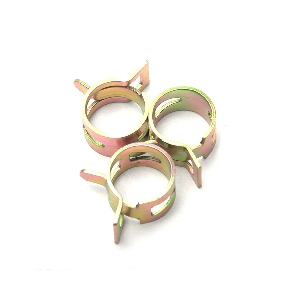 Гибкие Пружинные ленточные зажимы для топливного шланга 10 шт. силиконовый зажим