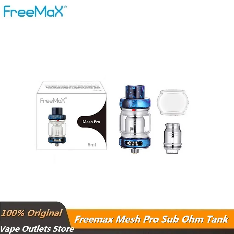 Оригинальный Freemax Vape Mesh Pro Tank 6 мл распылитель Sub ohm углеродное волокно сетка