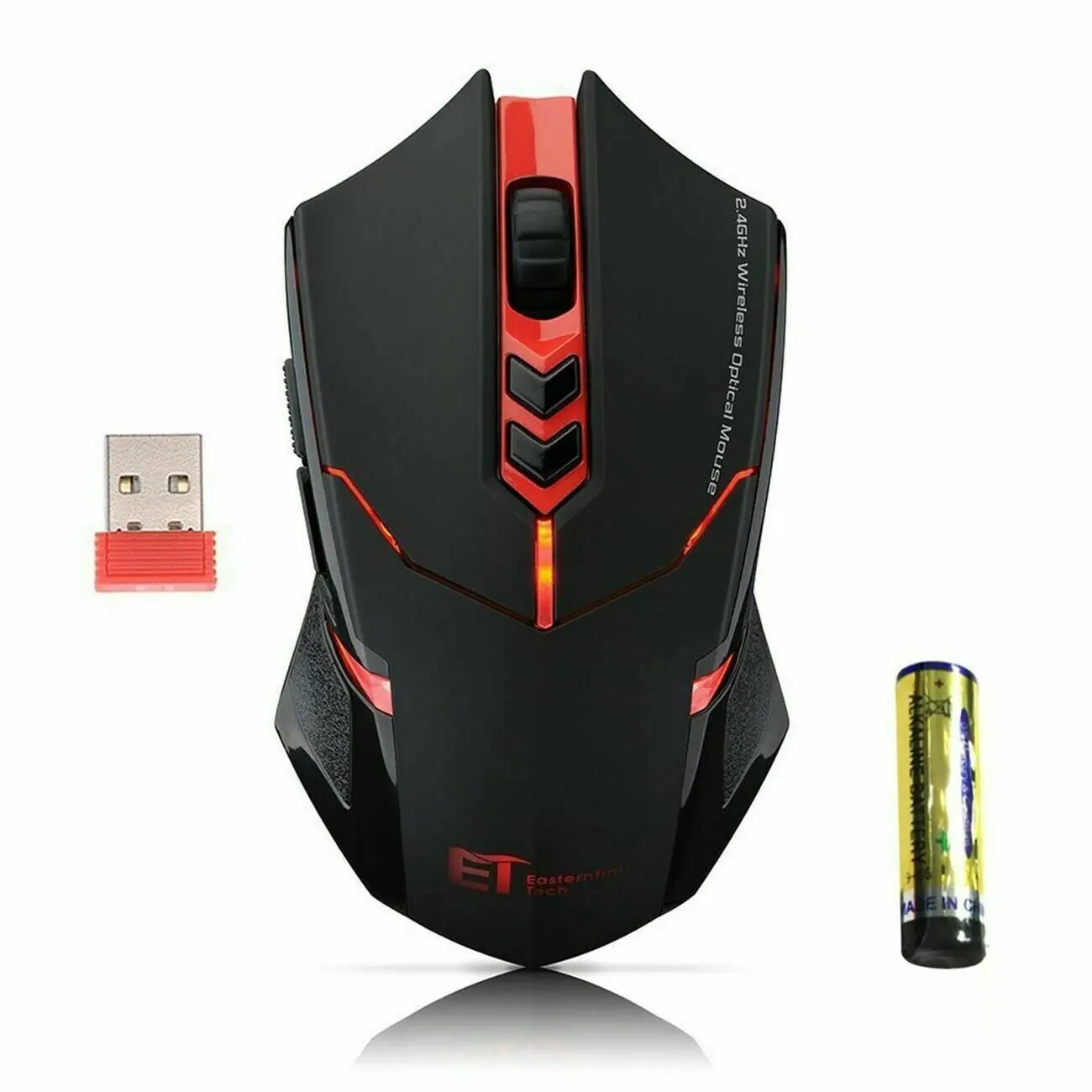 X-08 USB Wireless Gaming Mouse Optical Mice For Microsoft Computer PC Laptop UK