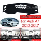 Противоскользящий коврик для Audi A7 2010  2017 4G8, накладка на приборную панель, затеняющий коврик, аксессуары для ковров S-line 2011 2013 2014 2015 S7 RS7