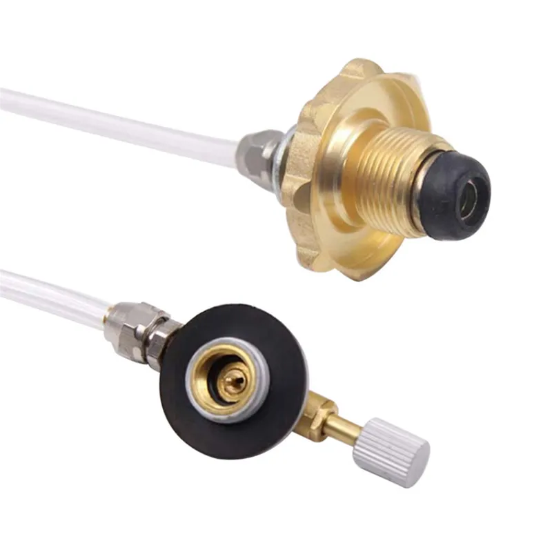 

Outdoor Camping Gas Stoves Propane Refill Adapter Tank Coupler Adaptor Gas Charging Accessories Gas Furnace Connector
