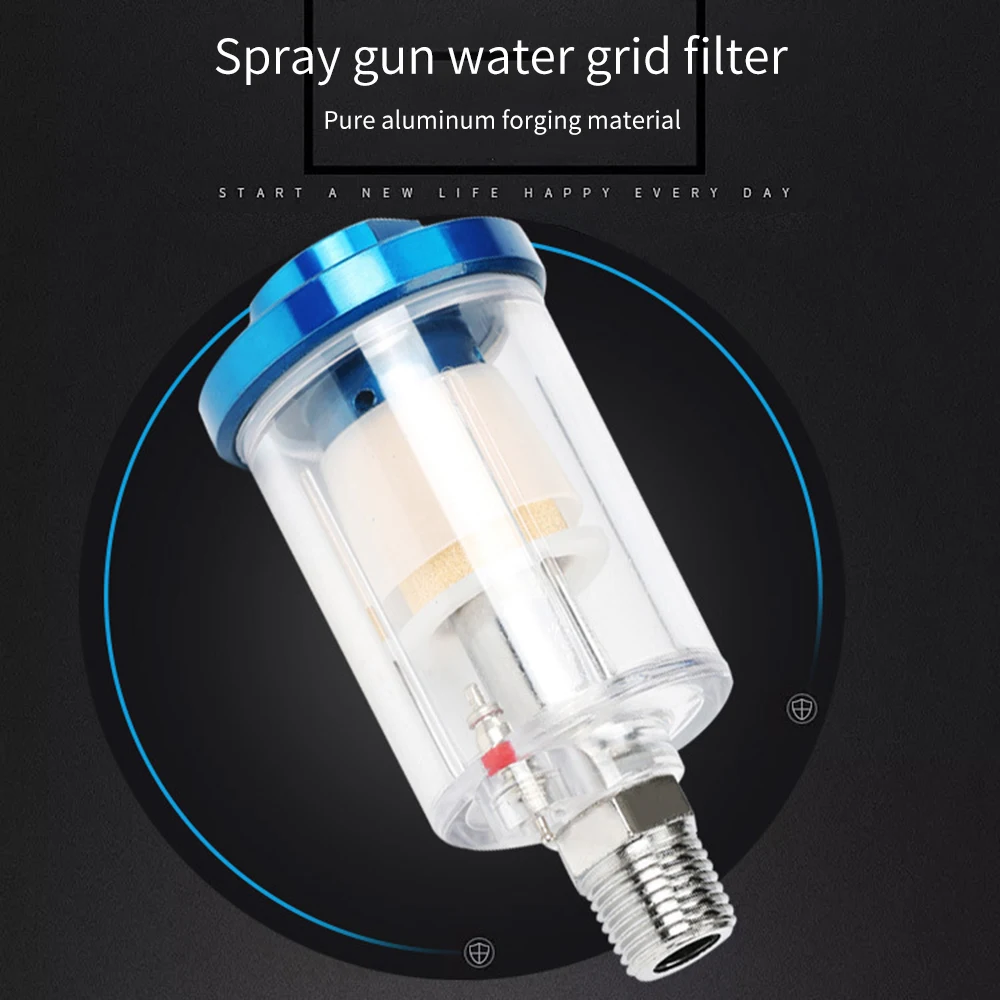 Многофункциональный водный масляный сепаратор 85*40 мм 1/4 дюйма Инлайн фильтр для