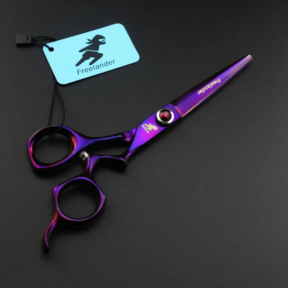 Профессиональные Парикмахерские ножницы 6 0 дюйма с изогнутой ручкой